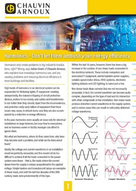 Harmonics - don't let them ambush your energy efficiency